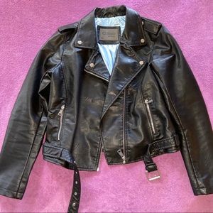 Vegan leather jacket